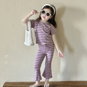 제니 스트라이프 상하복 세트 R11366