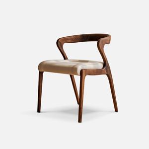 첼로 월넛 원목 식탁 의자