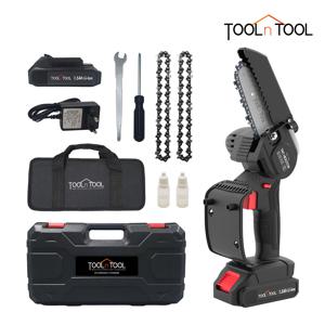 툴앤툴 21V 충전식 무선 10cm 전기톱 TNT-HEX21CW(악세서리 추가3종 증정)