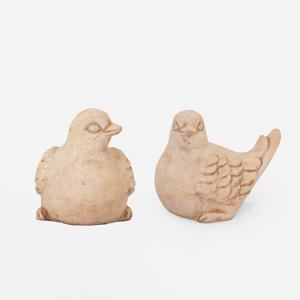 미니참새 동물 조각상 빈티지 테라코타 화분 정원 꾸미기