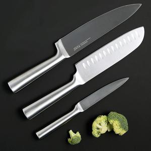 올스텐 일체형 주방칼 올스텐 3종 칼세트 식도 과도 세트(직선형)