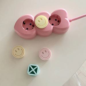 스마일 실리콘 콘센트 안전 마개 (커버)