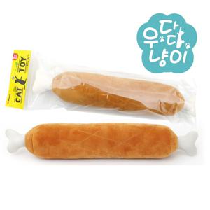 바베큐 롱쿠션 캣닢 PMC 389 고양이장난감