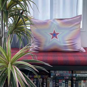 HOSI pillowcase (purple) 별 새틴 베개커버