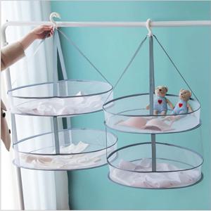 접이식 베란다 건조대 고리형 건조망 세탁 빨래 원룸 창문틀 문걸이 니트 행거 속옷 인형
