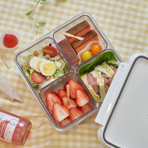 스카이락 점보2호(인케이스4칸) 3800ml 도시락통