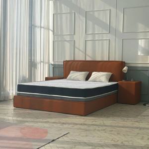 마스트 번트오렌지 가죽침대 전체가죽침대 이태리통가죽침대 - 주문제작 자체제작