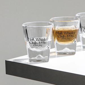 [쿠폰할인] [1+1] 몰트 위스키 1996 예쁜 감성 레터링 소주잔 샷잔 50ml