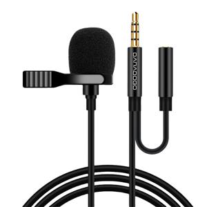 유튜브 촬영용 3.5mm 듀얼 스마트폰 핀 마이크