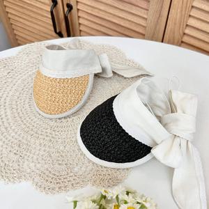 강아지 헬렌 썬캡모자 밀짚모자 여름