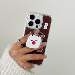 귀여운 마쉬멜로우 눈사람 아크릴 그립 톡 스마트 홀더 맥세이프