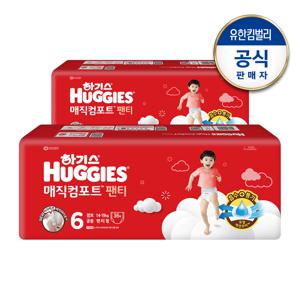 2024 매직컴포트 팬티 기저귀 6단계 공용 36px2팩