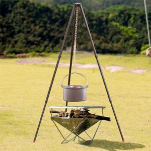 더치오븐 삼각대 3단 화로 BBQ 냄비걸이 거치대