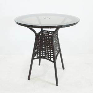 야외테이블  파라솔용 티탁자 라탄 원형식탁 카페 테라스 가든 전원주택 정원가구 TTSLEM