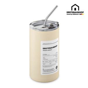 스텐304 보온보냉 텀블러 600ml 빨대 세척솔 물병