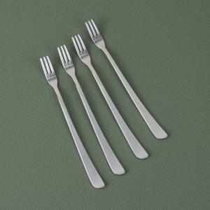 오잉 국산스텐304 티포크 4P세트  무광실버