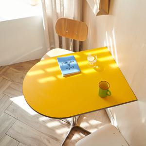 모모 플랫 반타원형 테이블 식탁 800