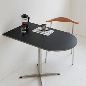 모모 플랫 반타원형 테이블 식탁 1000