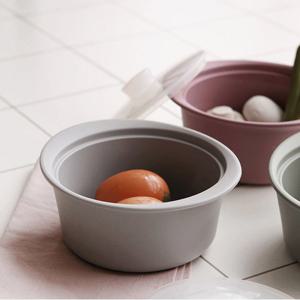 국산 실리콘 냄비 520ml 전자렌지 계란찜기 용기 이유식