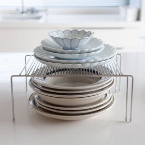 스텐와이어 길이조절 접시랙 그릇선반 32cm~57cm