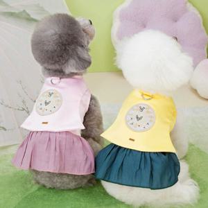 반려동물 한복 똑딱이 스커트 하네스