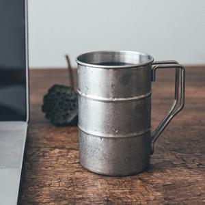 빈티지 스텐 캠핑 머그컵 아게다 무광 스테인레스 맥주잔