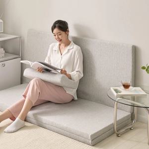 토퍼매트리스 슈퍼싱글 퀸사이즈 메모리폼 접이식토퍼