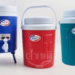 하이쿨 물통 4L 4리터 휴대용 대용량 아이스 캠핑 물통 피크닉 낚시 보냉 병 통 색상랜덤
