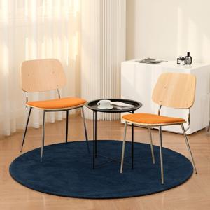 1+1 디바인 식탁 의자 카페 인테리어 우드 디자인 실버 체어