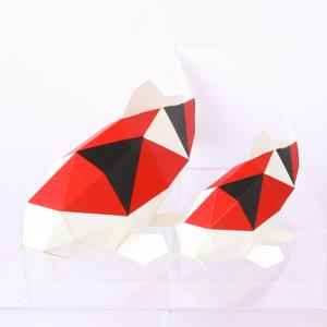 금붕어, 비단잉어 모형 페이퍼크래프트