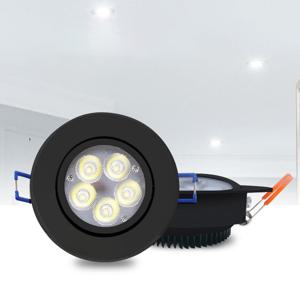 인테리어 조명 천장 매립 매입등 LED 3인치 5W 블랙바디