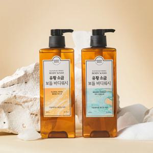 해피바스 유황 보들 바디워시 600ml 2개