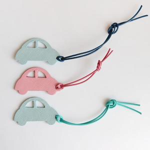 귀여운 소가죽 자동차 키홀더 키링 3color 사피아노 레더키링 차키링 첫차 선물 레더키링
