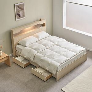 엘리스 LED 서랍형 침대 Q 투인스매트