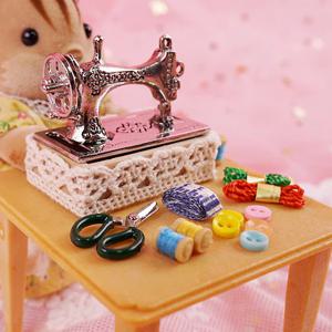 미니어처 재봉틀 세트 인테리어 장식 소품