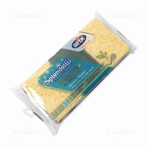 식물성 양면 수세미 3P 셀룰로오스 다용도