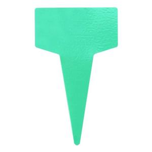 T자형 칼라 식물 이름표 100장1묶음 그린(중) . 꽃 수목 나무 화분 식별표