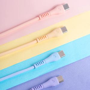 실리콘 60W C to C 타입 PD 고속충전 케이블 0.5m