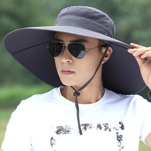 챙넓은 모자 차콜그레이 .등산 여름 햇빛 가리개 낚시 농사 농촌 농모 남자 여성