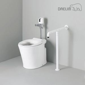 대림바스 DL-P4251 유니버셜 대변기 고정식 손잡이 (T자 고정식)