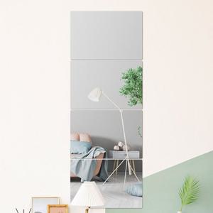 부착식 거울 벽에 붙이는 안전 아크릴 거울 4p 20x30cm