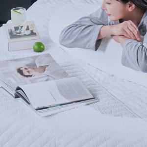 듀라론 쿨매트 시원한 여름 냉감 침대 패드 매트 (v패턴) 6size