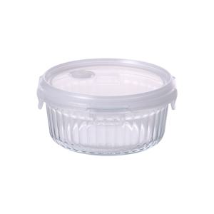 네오플램 웨이브락 내열유리 밀폐용기 V(스팀홀) 원형 620ml (7492)