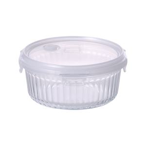 네오플램 웨이브락 내열유리 밀폐용기 V(스팀홀) 원형 950ml (7508)