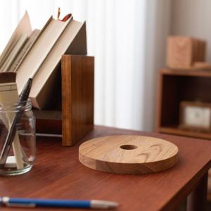 [리퍼] 베이글도넛 우드 냄비받침 애쉬 원목받침 플레이팅 집들이 선물(선물포장) 2size