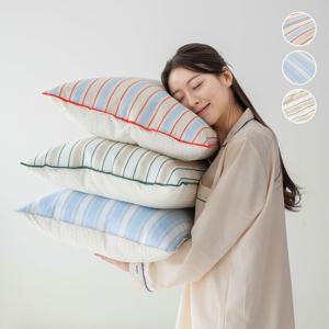 1+1 빈티지 스프라이트 60수 순면 시어서커 여름 베개커버 5070 (3컬러)