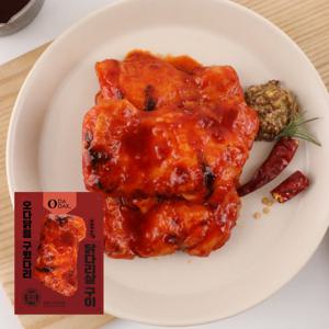 오다닭 껍질없는 닭다리살 구이 숯불바베큐맛 130g 1팩