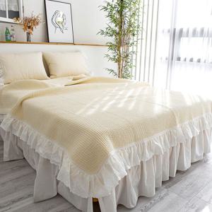 60수 고밀도 미스티 여름누비이불 스프레드 차렵이불 여름이불세트 바닐라 (싱글,퀸)