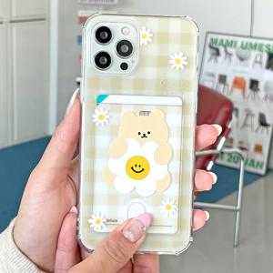아이폰15 14 13 프로 맥스 미니 동물 방탄 카드 젤리 핸드폰 케이스