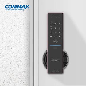 코맥스 CDL-710MPBio 얼굴인식 무타공 푸시풀 현관문 도어락 디지털 번호키